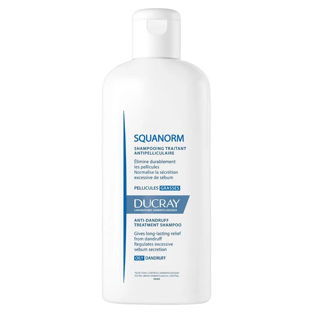 DUCRAY SQUANORM SHAMPOOING PELLICULES GRAS 200ML – Image 1