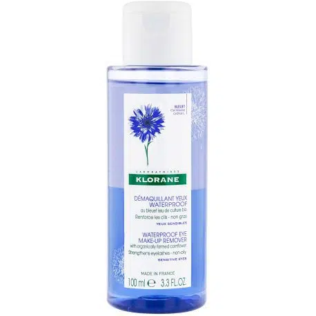 KLORANE Bleuet Démaquillant yeux waterproof 100ML – Image 1
