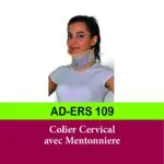 ADAPTE AD-ERS 109 Collier Cervical Avec Mentonnière