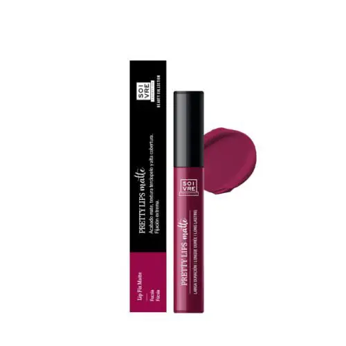 SOIVRE PRETTY LIPS MATTE FUCHSIA 5ML «ROSE FUCHSIA» «WATER PROOF»100 – Image 1